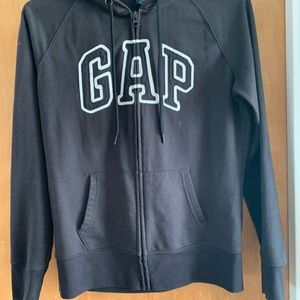 Black GAP hooded jacket